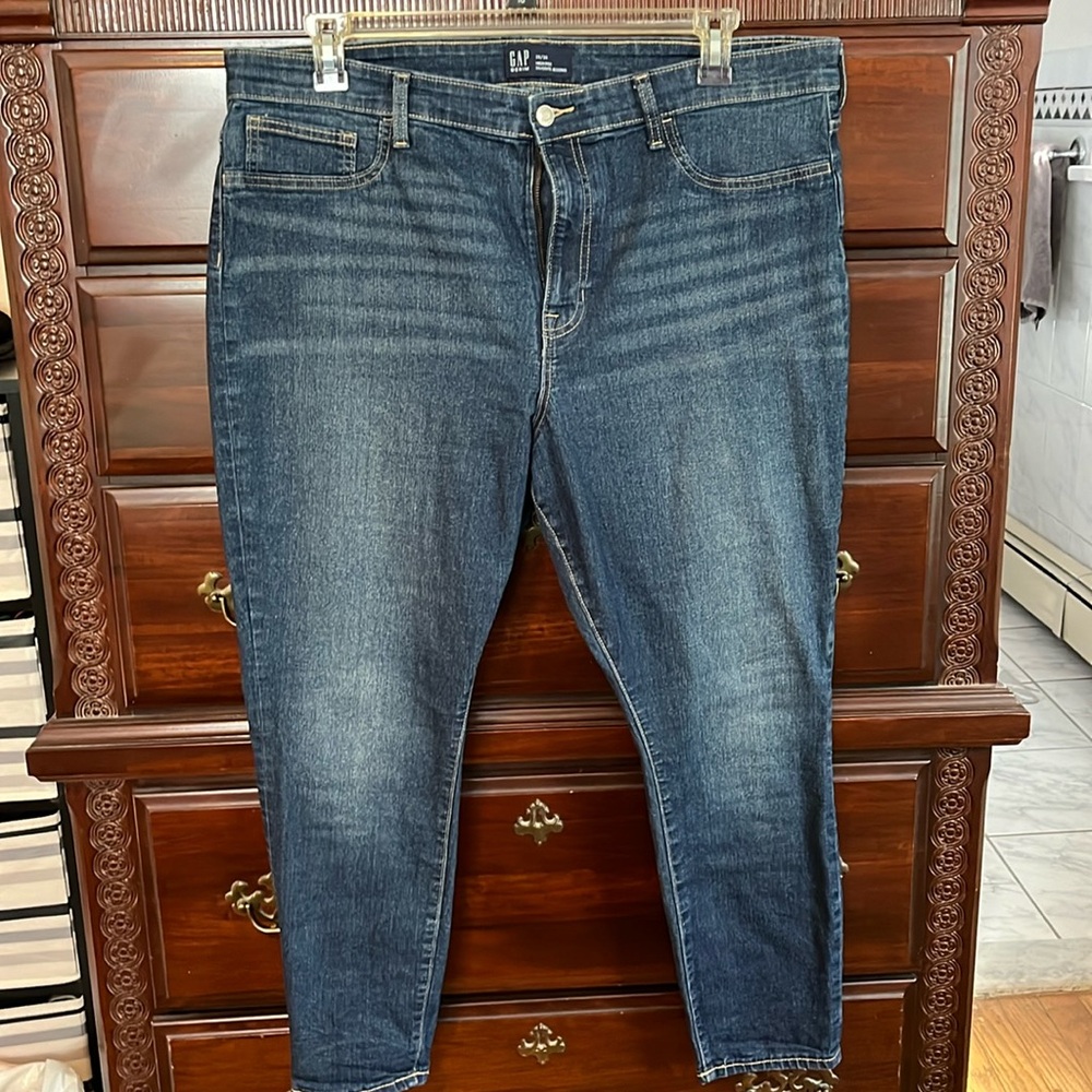 GAP women’s High Rise Favorite Jegging Dark Moon size 20